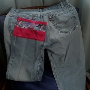 Designer Levi's, fashion hemline